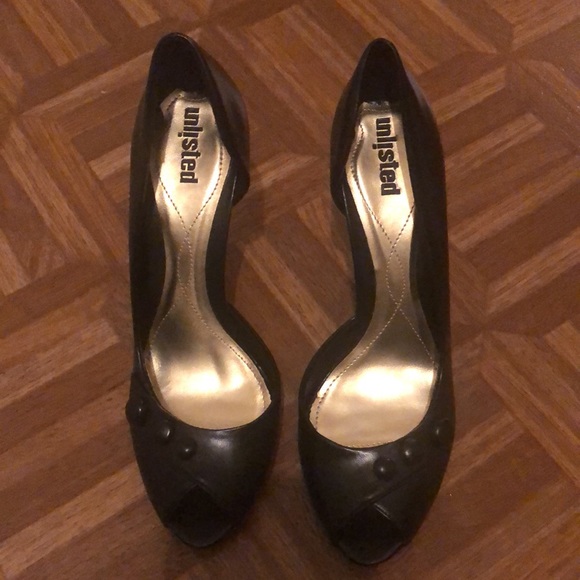 Unlisted black heels size 8 1/2 - Picture 2 of 11
